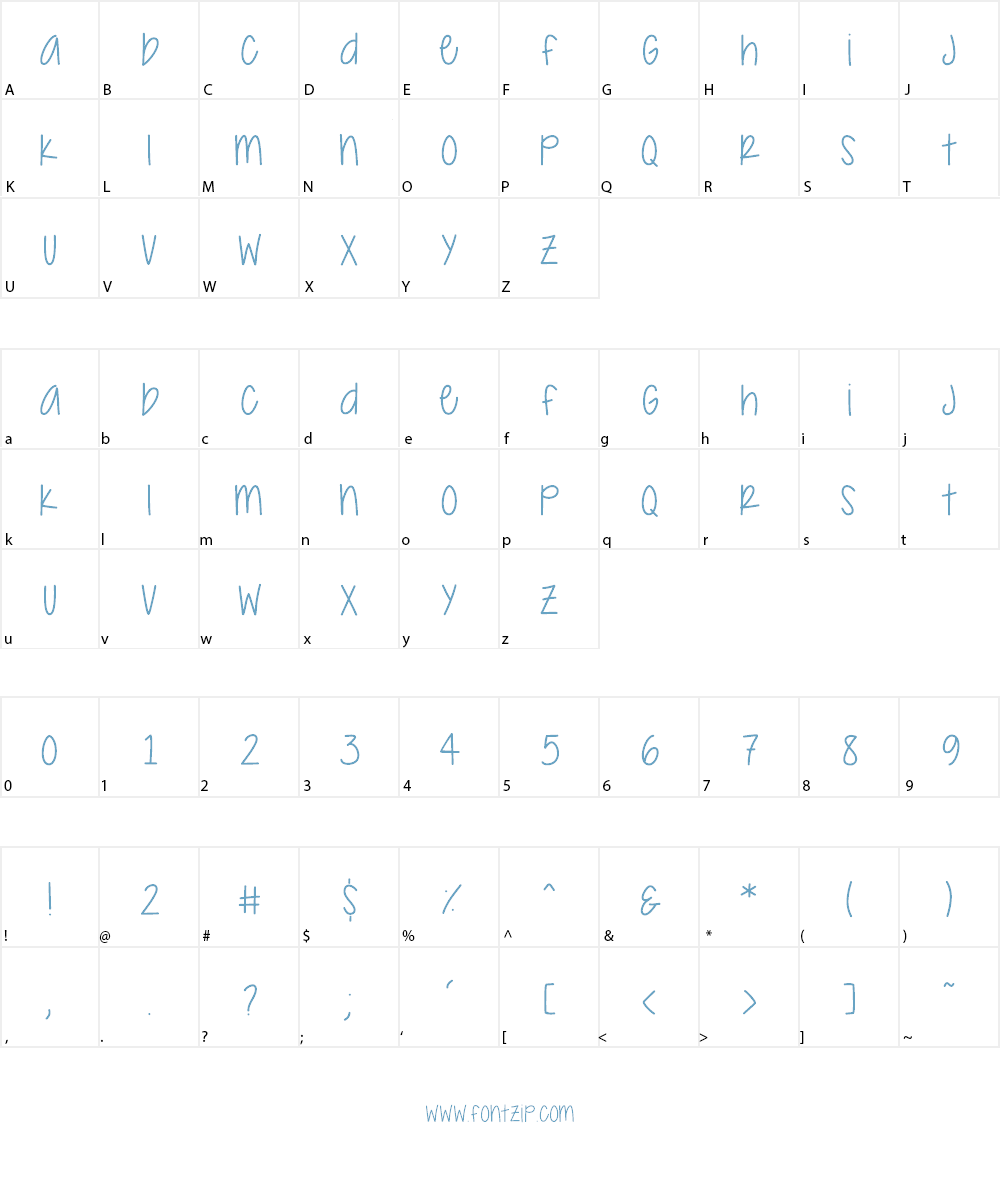 Sorry... We're Closed Font Character